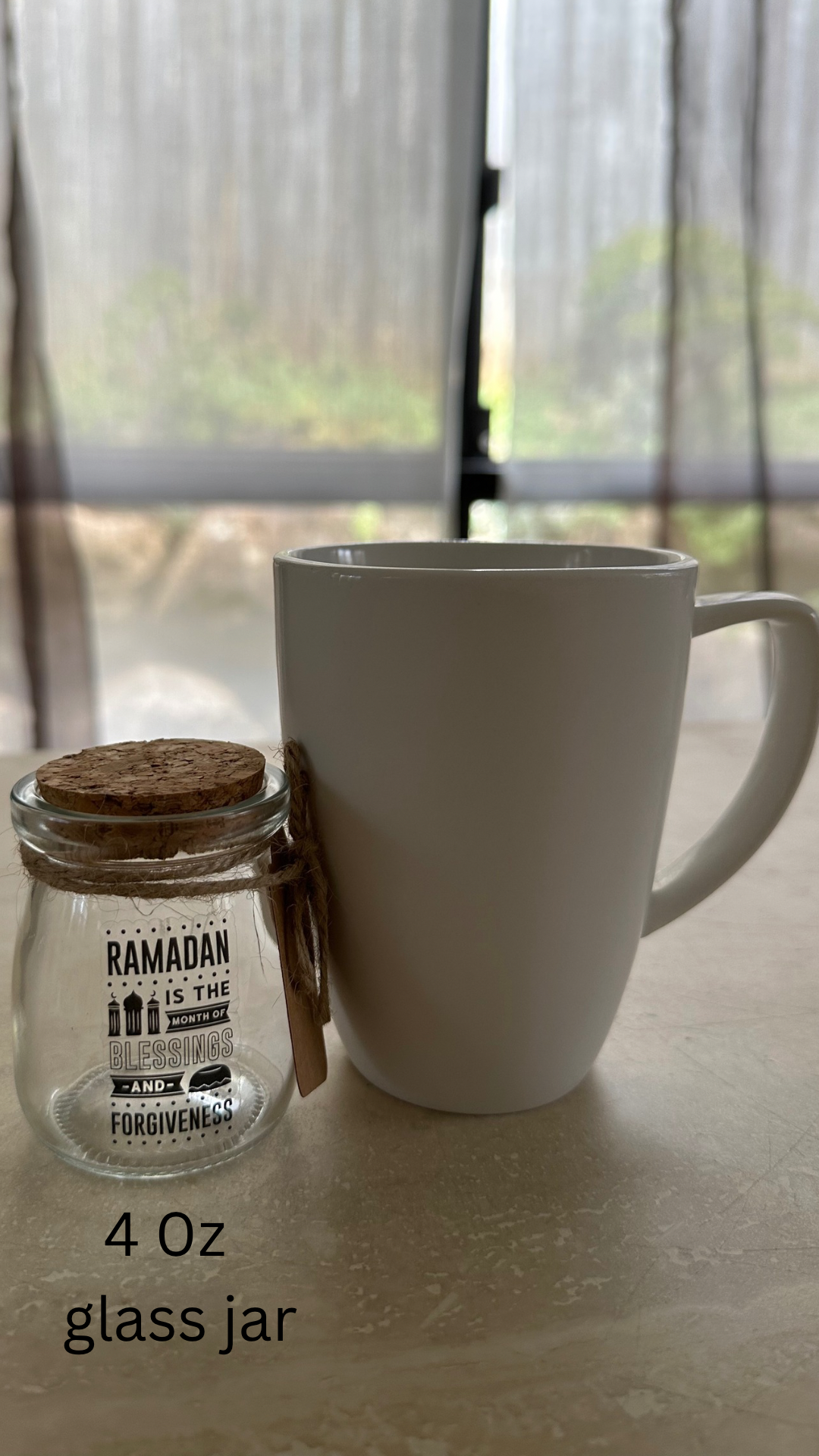 Ramadan Mubarak Glass Gift Jars – Perfect for Dates, Nuts & Chutneys