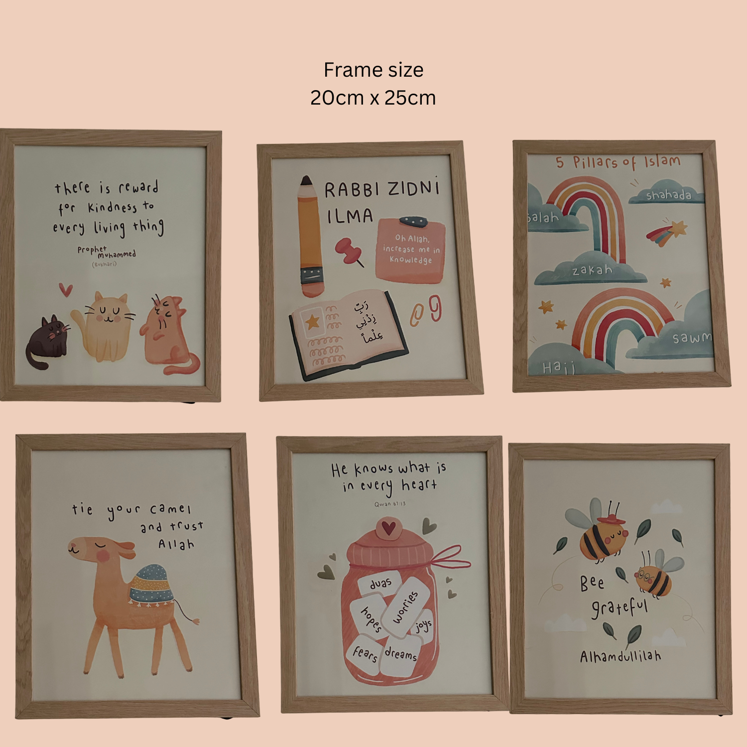 CUTE PRINTS FOR KIDS ROOMS 20 x 25 cm