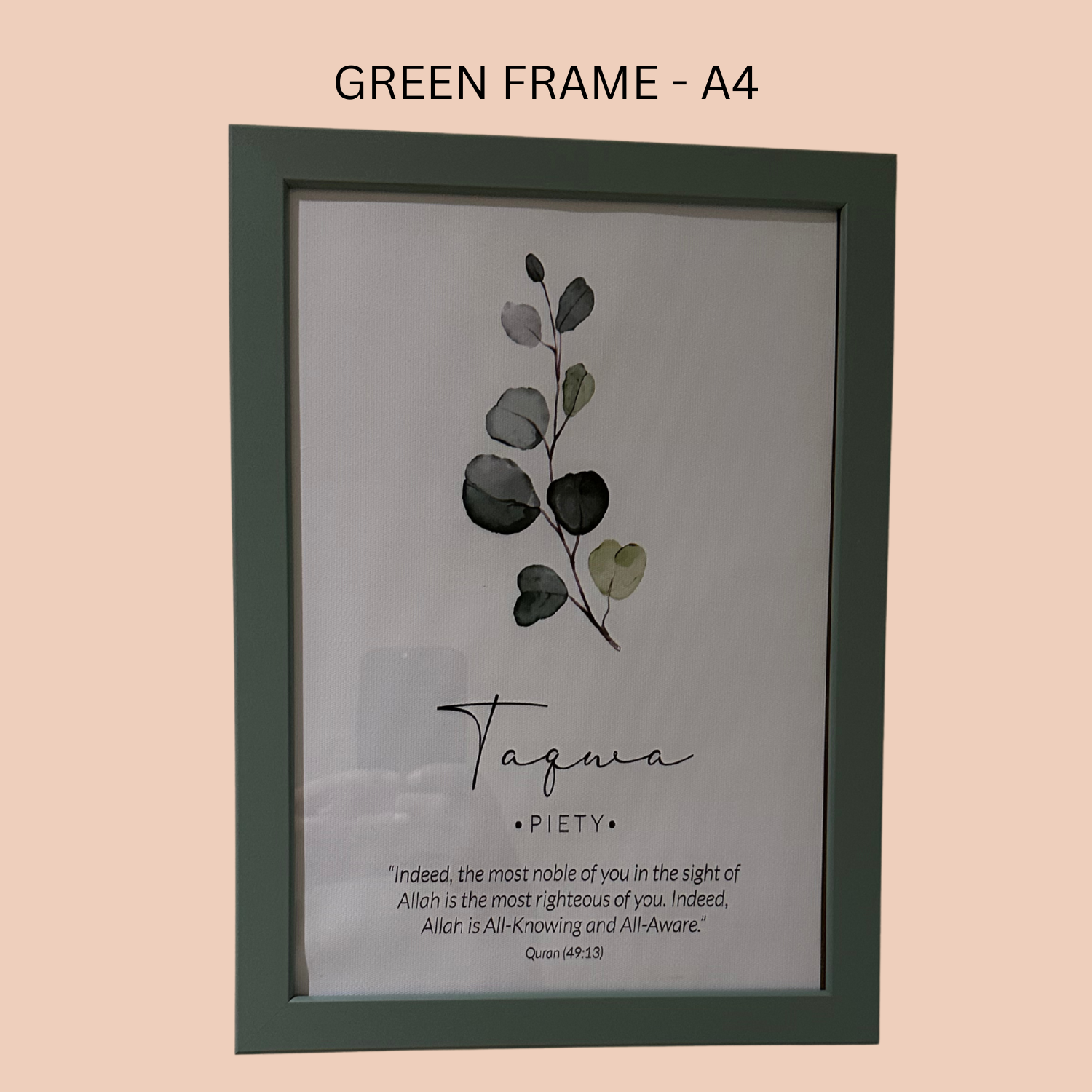 A4 PRINTS GREEN FRAME