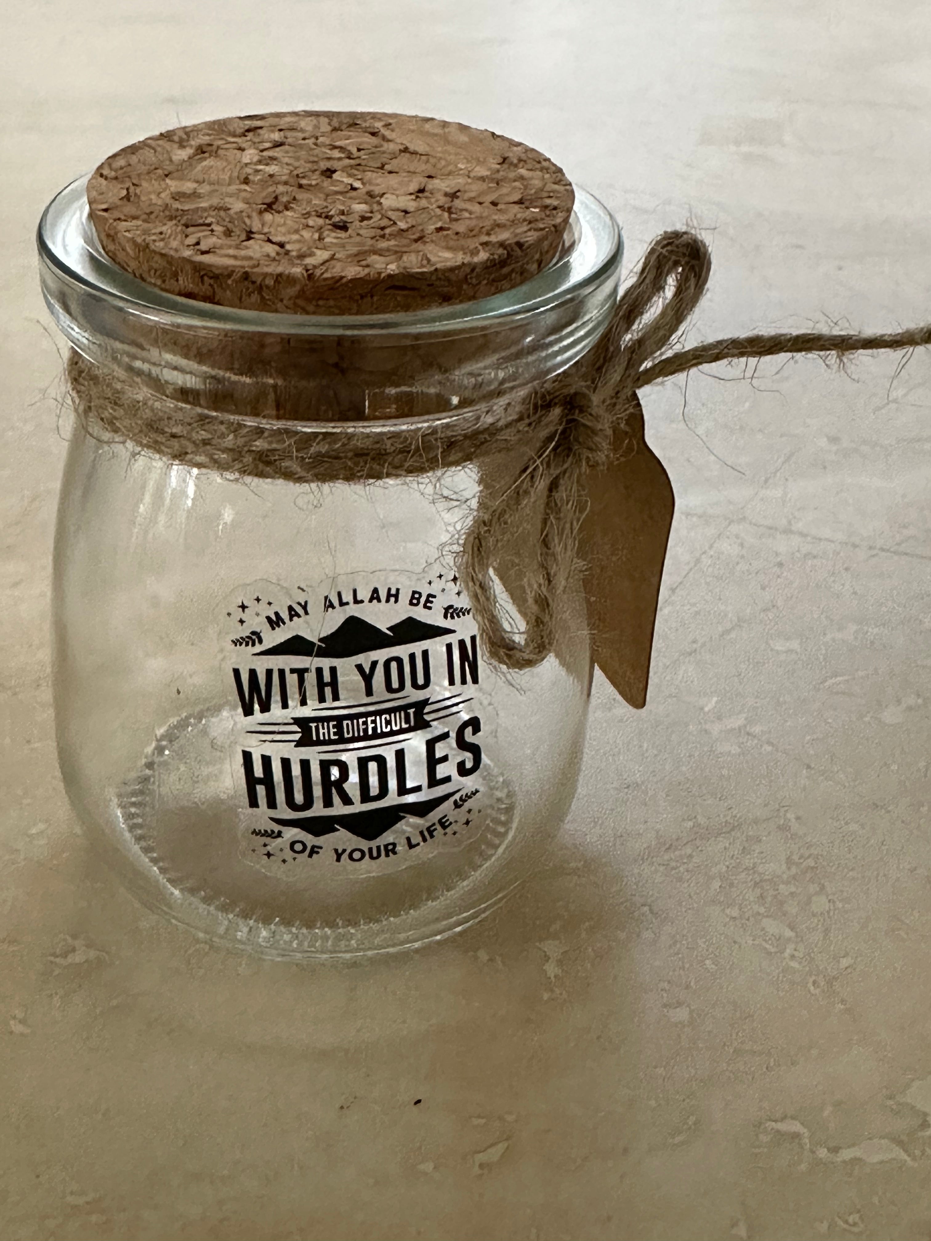 Ramadan Mubarak Glass Gift Jars – Perfect for Dates, Nuts & Chutneys