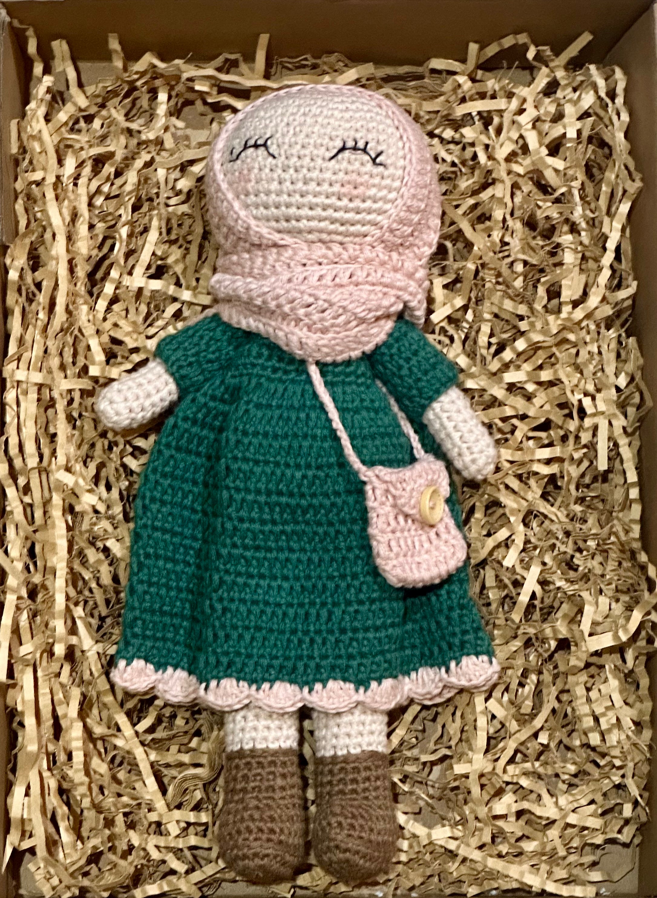 Amigurumi Crochet Muslim Hijab Doll