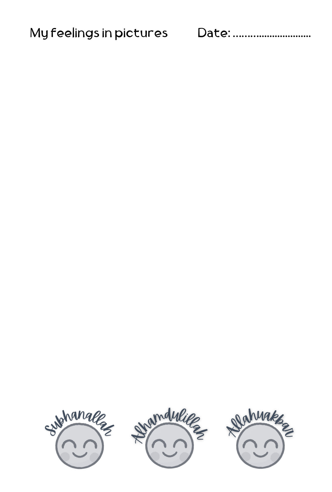 Thank You Allah Journal - B&W