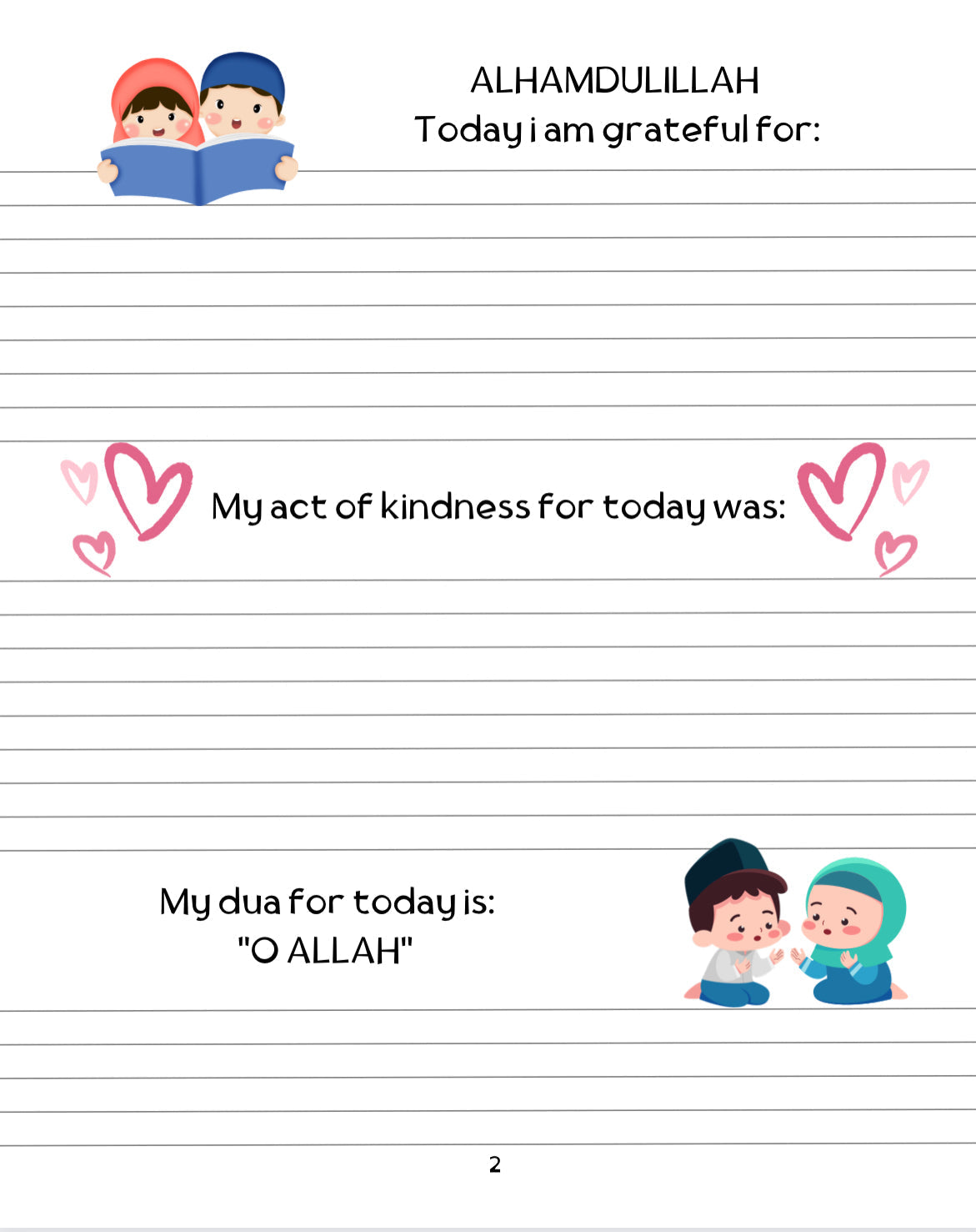 Thank You Allah Journal - COLOUR