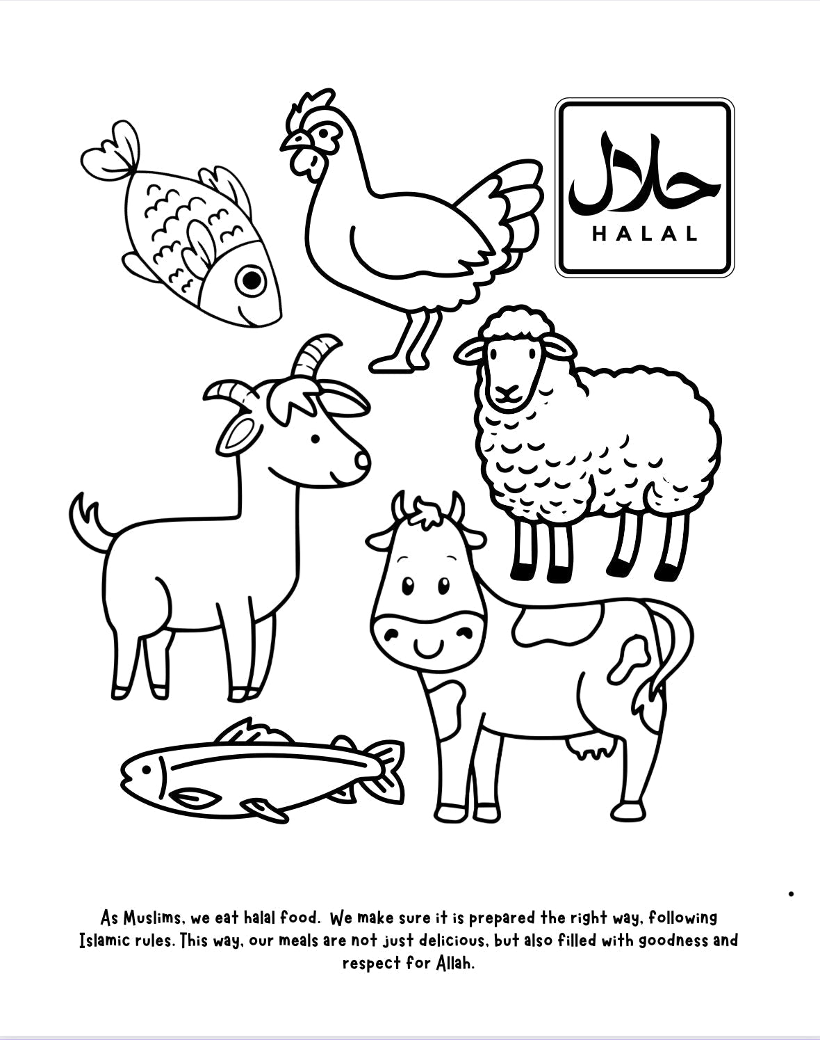 My First Islamic Colouring Book