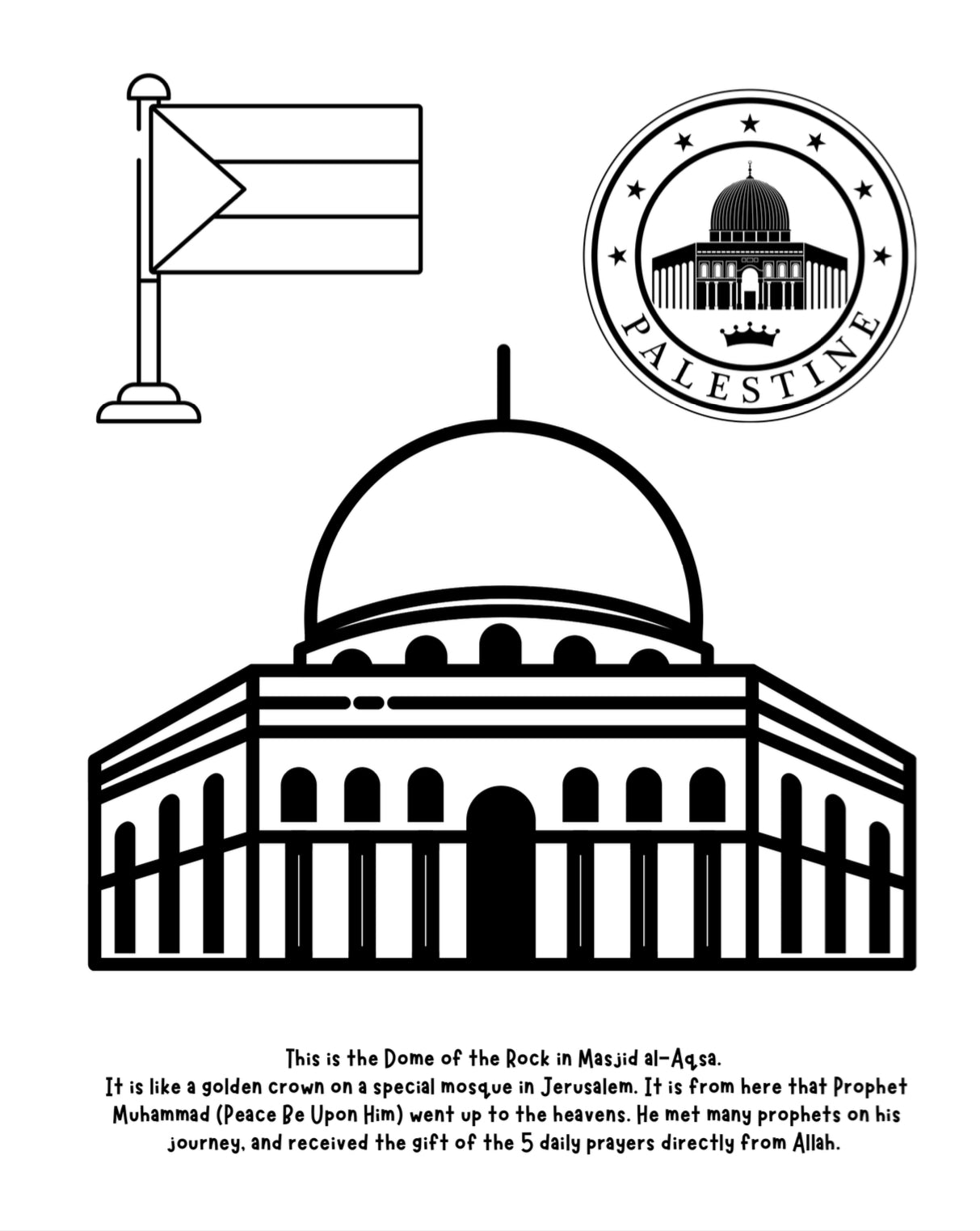 My First Islamic Colouring Book