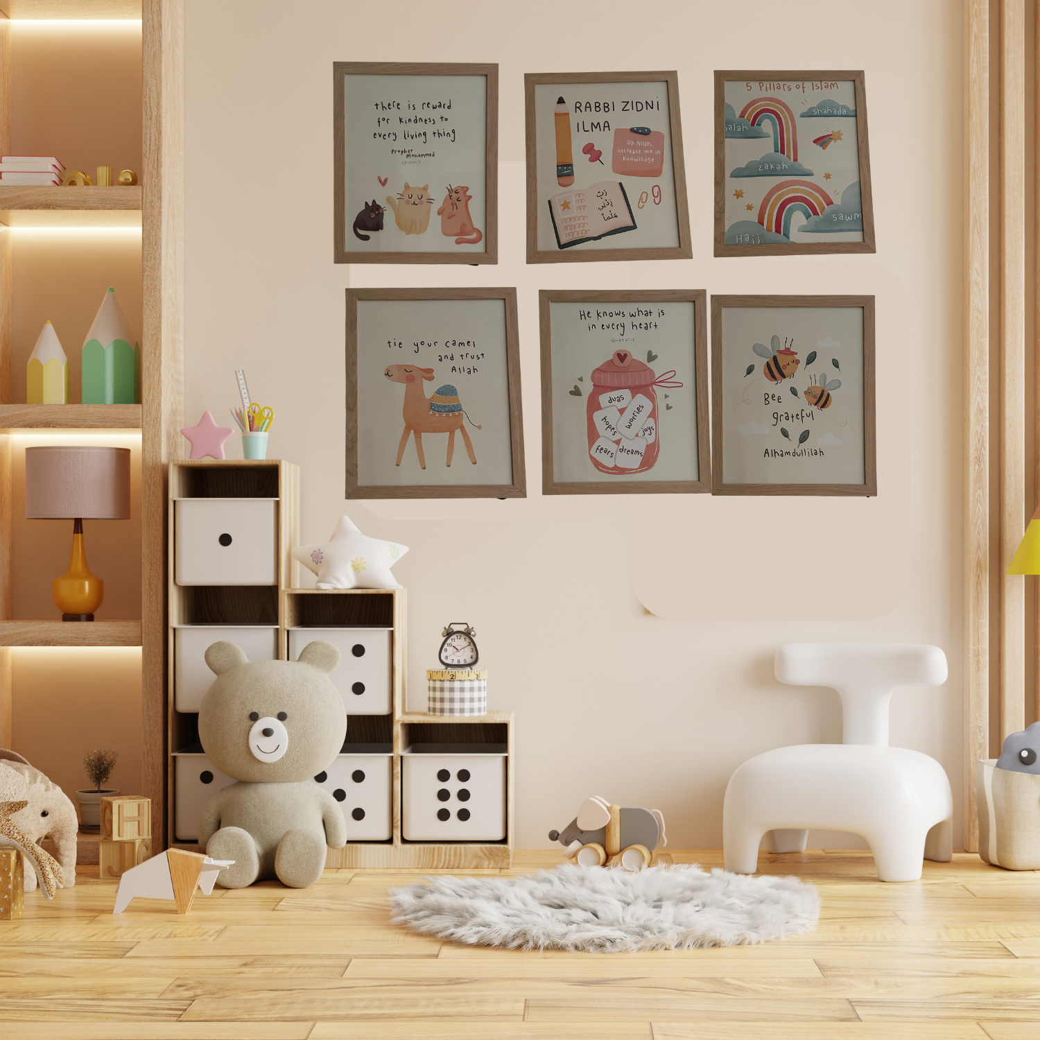 CUTE PRINTS FOR KIDS ROOMS 20 x 25 cm