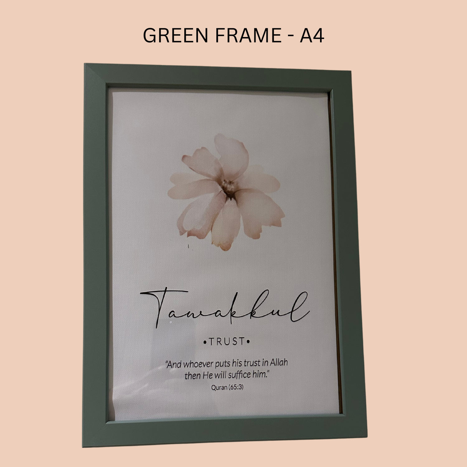 A4 PRINTS GREEN FRAME