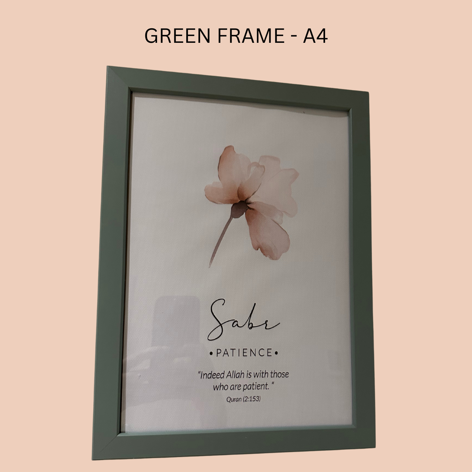 A4 PRINTS GREEN FRAME