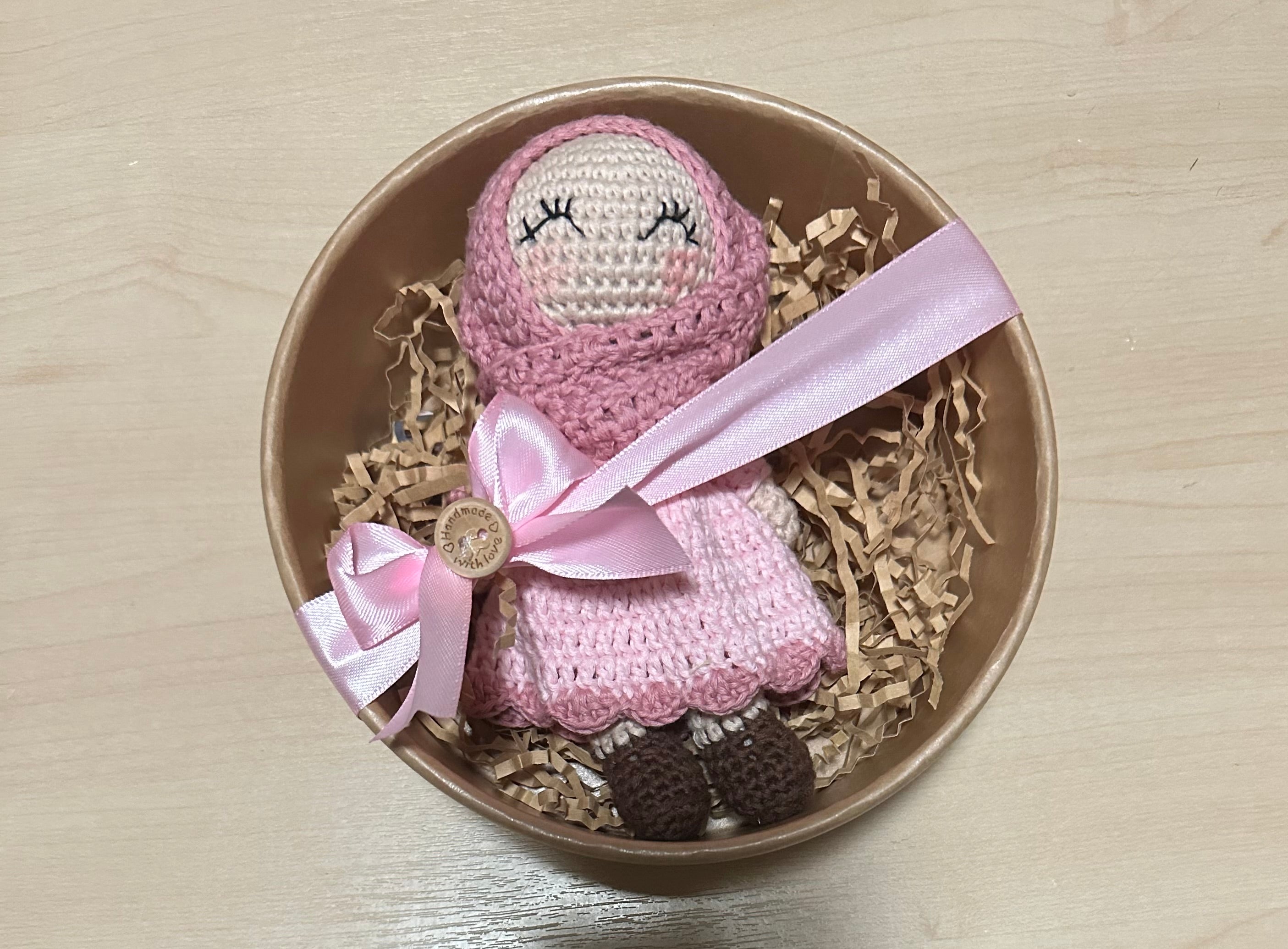 Amigurumi Crochet Muslim Baby Hijab Doll