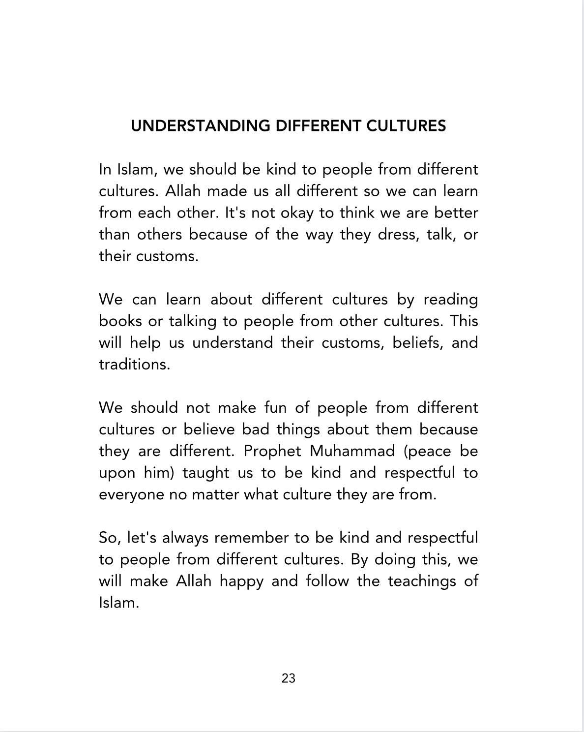 Cultivating Character in Islam